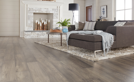 Invincible XT luxury vinyl plank flooring in living room